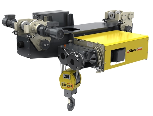 Marché des changes 5 Ton Single Beam European Overhead Crane With Electric Trolley de moteur d'ABM