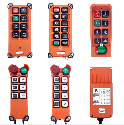 Radio industrielle universelle de bouton de F21-E1B AC36V DC12-24V 6 à télécommande pour la grue