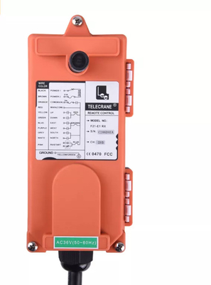 Radio industrielle universelle de bouton de F21-E1B AC36V DC12-24V 6 à télécommande pour la grue