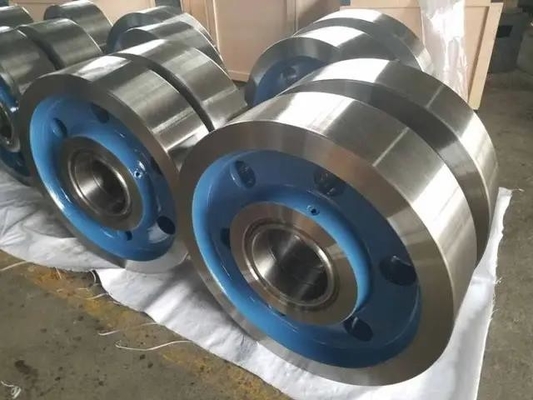Fracture de Crane Forged Crane Wheels Wearproof de métallurgie résistante