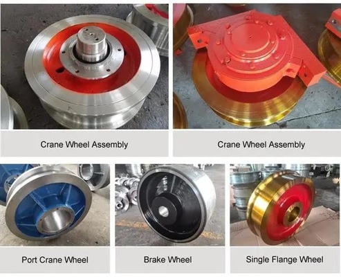Bloc en acier de Crane Shaft Cast Ld Wheel réglé pour le pont roulant