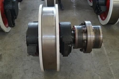 Bloc en acier de Crane Shaft Cast Ld Wheel réglé pour le pont roulant