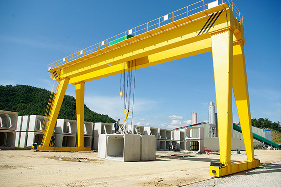 Le levage en pierre de granit et de marbre emploient le double portique Crane Heavy Duty de poutre