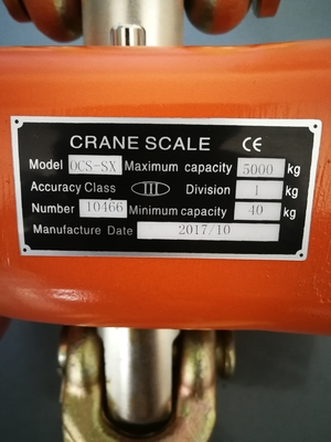 Équilibre électronique de crochet de 50KG Crane Scale With Digital Weighing
