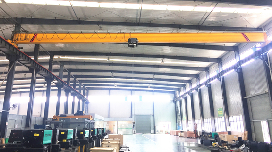 pont à poutres simple européen d'intérieur d'envergure de 10ton 22m Crane Energy Efficient