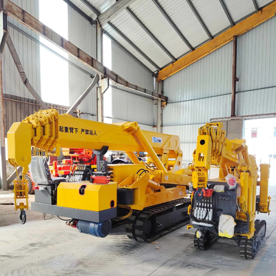 2.95t Spider Crawler Crane avec boum télescopique hydraulique