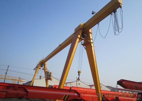 Utilisation de site élevée Rate Single Beam Gantry Crane 20t pour l'entrepôt