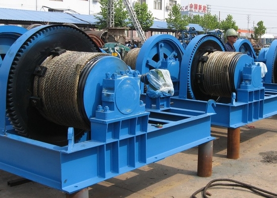 5KN au mien électrique résistant Marine Drum Winch de construction de treuil de la corde 100KN