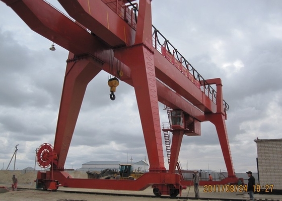 50/10 grue 38.5m/Min Cabin Control de Ton Double Beam Wheeled Gantry