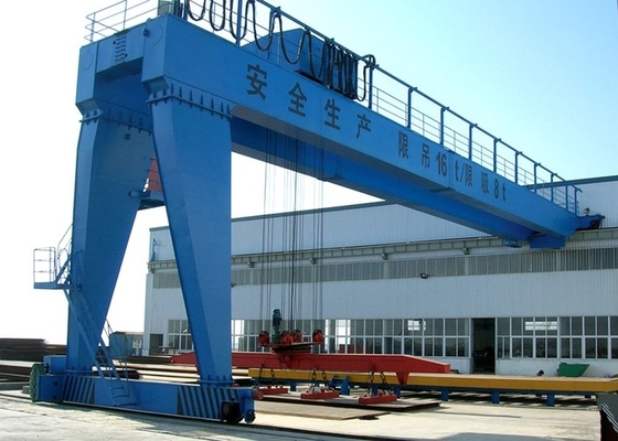 Du double 100T de poutre grue souple de Crane Widely Used Semi Goliath de portique semi