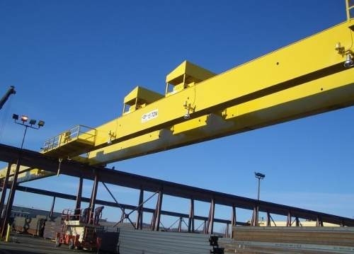 Q235B Q345C 32 tonnes grue à pont atelier grue à double poutre aérienne