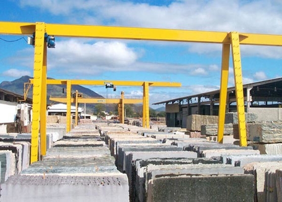 grue en pierre de Crane Goods Yard Marble Granite de portique simple de poutre de cadre de 5T 10T 20T A