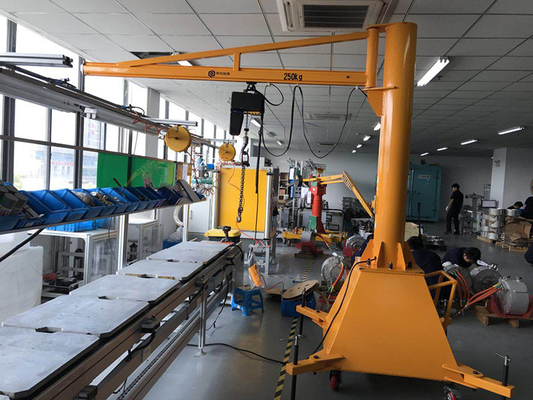 ODM d'OEM bras Jib Crane Flexible Rotation d'oscillation de 650cm à de 1000cm