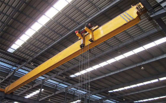 Pont roulant actionné facile 5 Ton Hoist 25 Ton Energy Efficiency de poutre simple