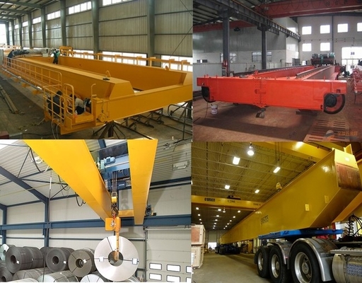 Contrôle de la cabine Grene aérienne à double poutre 5T-75T Capacité de levage