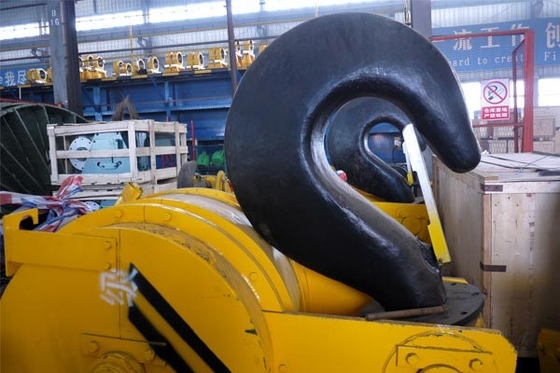 La grue aérienne de type européenne de portique a forgé le double Crane Hook de bloc que C a formé