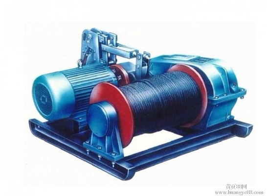 Câble métallique électrique de treuil de tambour de double de vitesse de VVVF tirant le treuil d'amarrage d'ancre de grue