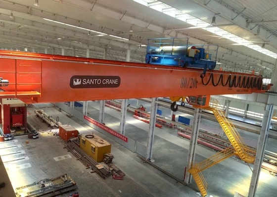 Pont aérien Crane With Steel Wire Rope du treuil M3-M8 ouvert de 1BM-5M