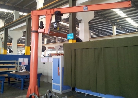 Adaptabilité de 360 degrés de largeur Jib Crane mobile 125KG au poids 500KG de levage