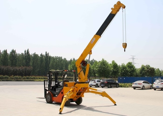 Mini Spider Crawler Crane Telescopic résistant 8T