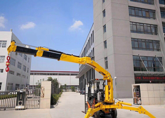 Mini Spider Crawler Crane Telescopic résistant 8T