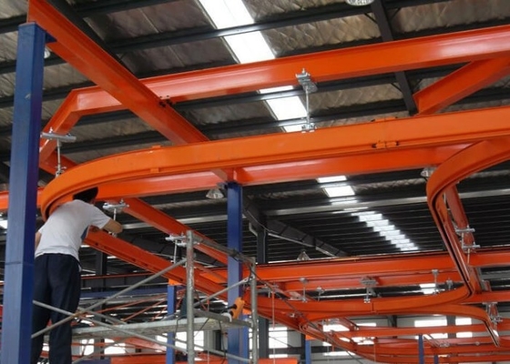 Envergure voie KBK Crane With Electric Hoist de plafond d'atelier de 3m à de 12m