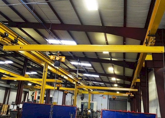 Grue de poste de travail de Crane Ceiling Mounted Free Standing de pont suspendu d'ODM KBK d'OEM