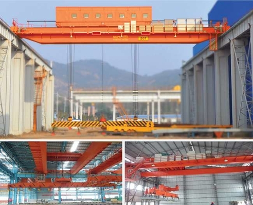 Capacité de levage de 5 t à 75 t Grue aérienne à double poutre longueur d'envergure de 6 m à 35 m