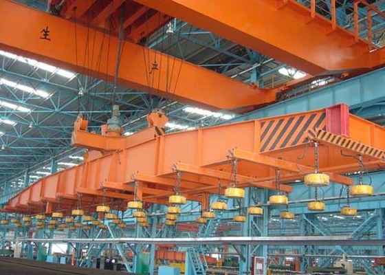 Contrôle de la cabine Grene aérienne à double poutre 5T-75T Capacité de levage