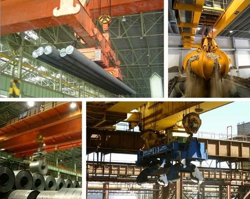 Capacité de levage de 5 t à 75 t Grue aérienne à double poutre longueur d'envergure de 6 m à 35 m