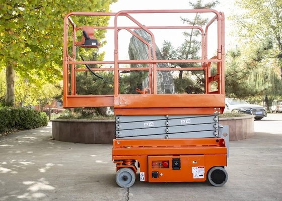 plate-forme mobile électrique autopropulsée de travail aérien de l'ascenseur 300kg de ciseaux de taille de 8m à de 14m