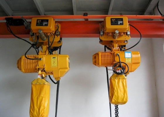Bas équipement de levage industriel à chaînes électrique de grue de la grue 81db de l'espace libre 0.5T-50T