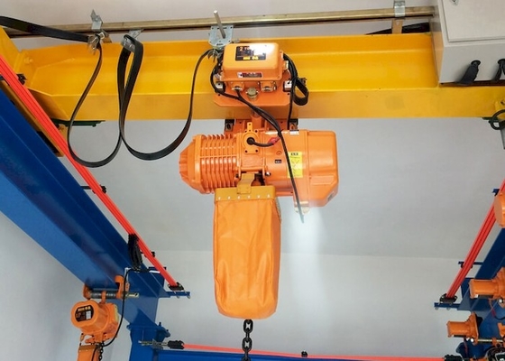 Crochet adapté aux besoins du client de HHBD 2 Ton Electric Chain Hoist With/chariot motorisé