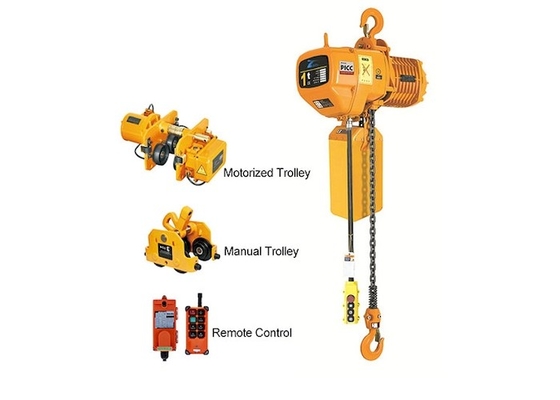 Petit poids léger 0,1 Ton To 6 Ton Chain Hoist taille de levage de 3m à de 120m