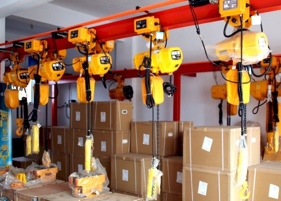 Bloc à chaînes électrique d'ISO9001 500lb 1000lb avec la suspension fixe de crochet