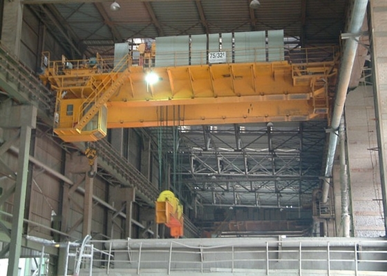 grue de poche d'aciérie de 380v 50hz Ton To 20/5 63/10 Ton Metallurgical Foundry Crane