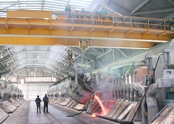 Poutre du contrôle de fréquence d'ODM 30-70m/Min Steel Mill Crane Double