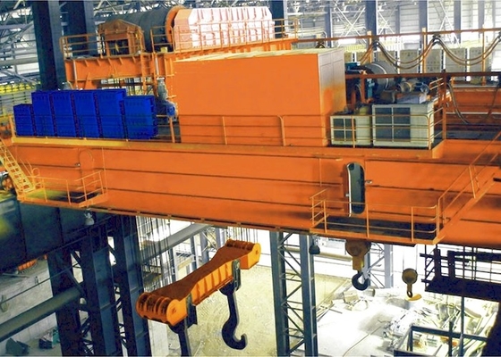 Grue de poche de coulée de crochet de double de la grue A7 de QDY 5-74/20 Ton Double Girder Steel Gantry