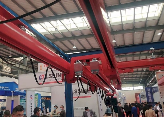 Grue de SANTO 2 Ton Semi Automatic KBK Crane Flexible Double Girder Suspension