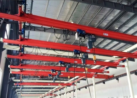 Grue de SANTO 2 Ton Semi Automatic KBK Crane Flexible Double Girder Suspension