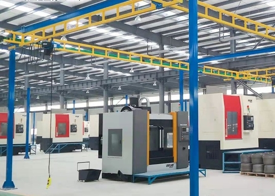 l'opération flexible KBK Crane Workstation 2T de 380V 50Hz a enfermé la grue de voie