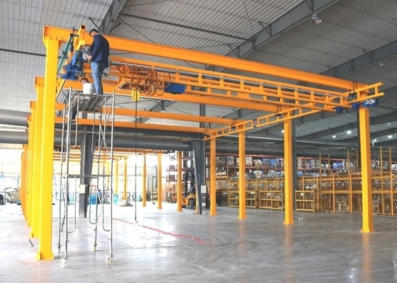 125kg à 1000kg a directement courbé Crane For Material Transportation sur rail