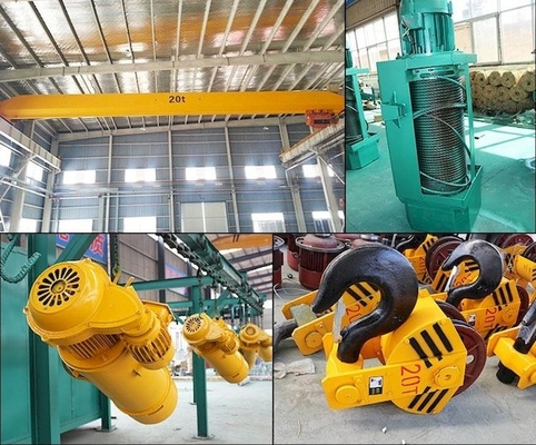 Grue de portique simple de poutre de Ton Electric Hoist Matching With du CD 3,2