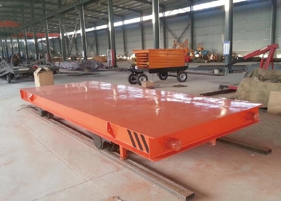 Chariot électrique résistant adapté aux besoins du client de transfert sur le rail 10 Ton To 100 Ton Transfer Cart