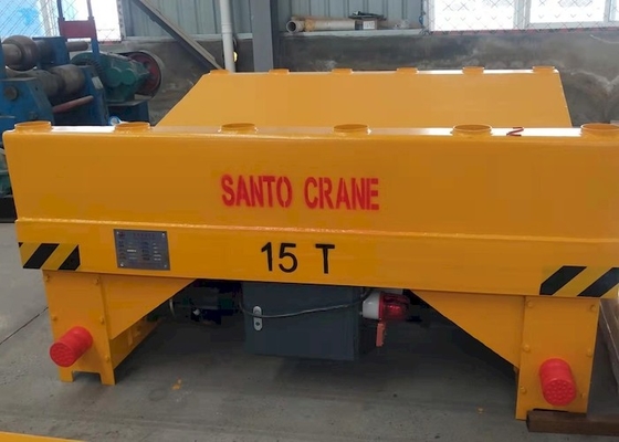 Chariot électrique illimité à transfert de la distance 15t d'OIN pour les charges de transport