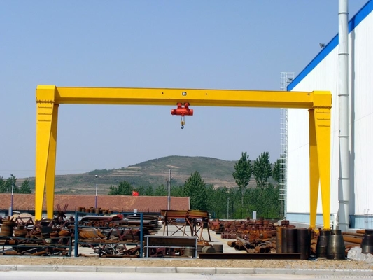 Portique motorisé par poutre simple Crane Santo Crane 10t avec la grue électrique