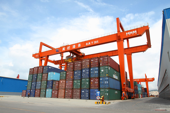 Conteneur gauche de Crane For 40ft de portique de poutre de double de RMG