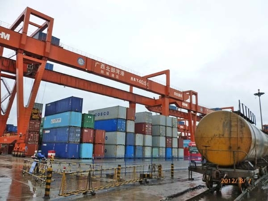 Conteneur gauche de Crane For 40ft de portique de poutre de double de RMG