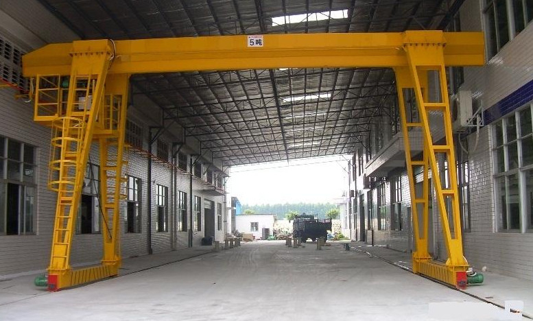 type monté sur rail de grue de portique de poutre simple d'atelier modèle de 10ton MH