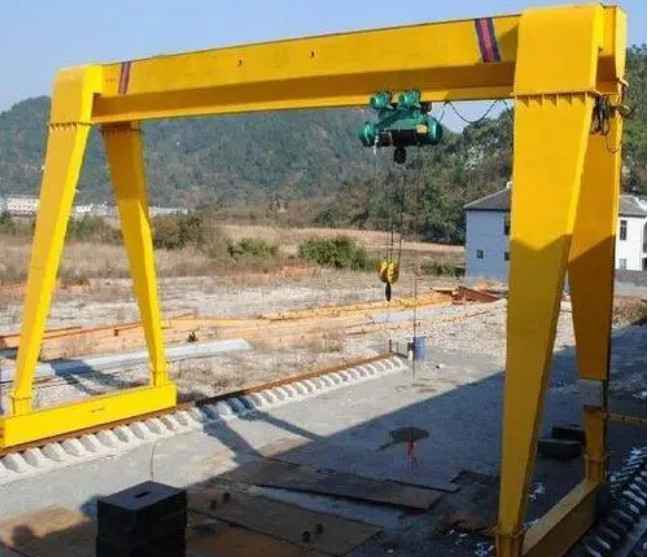 grue électrique de levage de DM de Crane With de portique de cadre de 16ton A pour soulever le plat concret